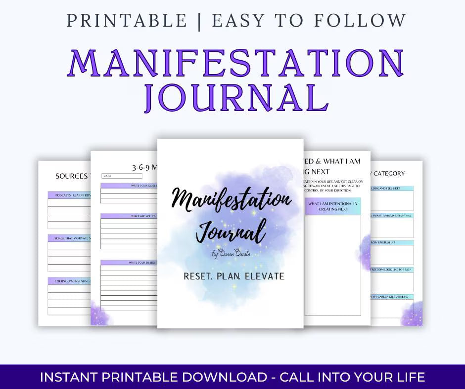 Becoming Her: A Manifestation & Life Alignment Interactive Journal